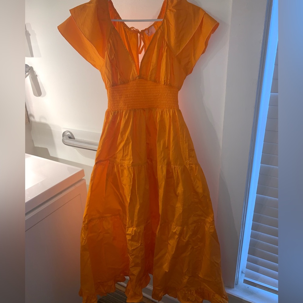 Orange Maxi Dress